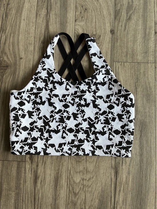 Beach Riot Other - Beach Riot Black and White Star Crop Tank Top